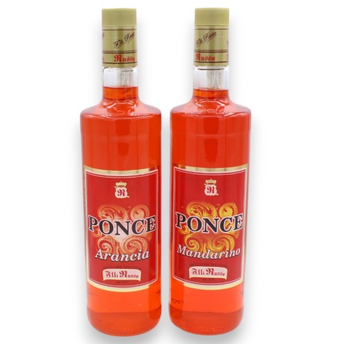 Ponce, ambachtelijke likeur met sinaasappel- of mandarijnsmaak (1 eenheid) Vol.35% 1 liter - 