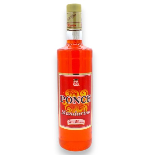 Ponce, ambachtelijke likeur met sinaasappel- of mandarijnsmaak (1 eenheid) Vol.35% 1 liter -  2