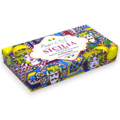 Extra fin vegetabilisk tvål, citrondoft, Luxury Line - 100g - 