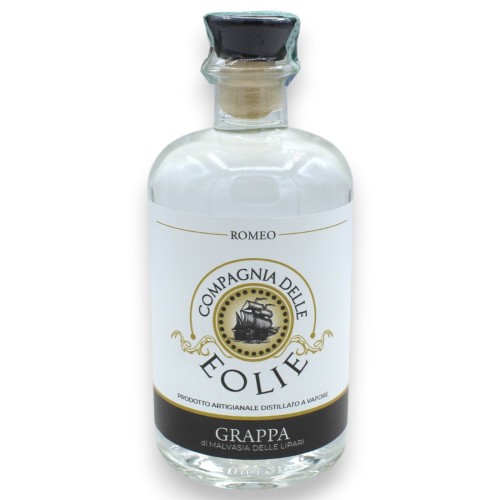 Grappa Lipari Malvasia, 40% Vol - 500 ml - 