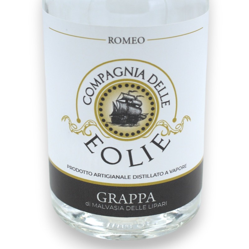 Lipari Malvasia Grappa, 40% obj. - 500 ml - 