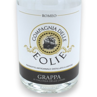 Grappa Lipari Malvasia, 40% Vol - 500 ml - 