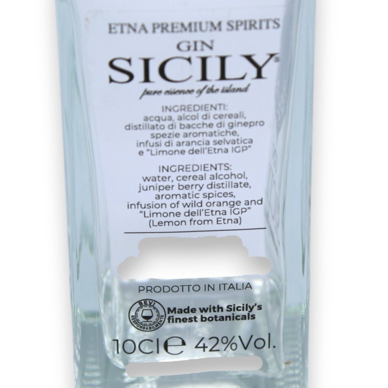 Sizilianischer Gin PREMIUM – Vol. 42 %, zwei Formatoptionen (1 Einheit) - 
