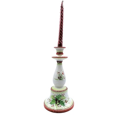 Handgjorda keramiska ljusstakar mäter h26x17 cm - 