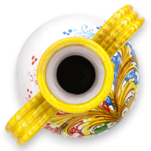 Quartara vaas, ca. 35 x 25 cm, Caltagirone keramiek,... 2