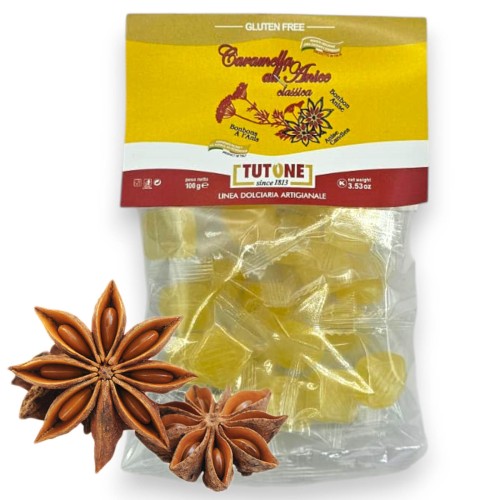 Caramelos artesanales sicilianos de anís estrellado -...