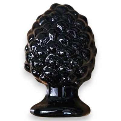 Sycylijskie magnesy w kształcie szyszek sosnowych, ceramiczne upominki ślubne z torbą jutową i 5 migdałami w cukrze