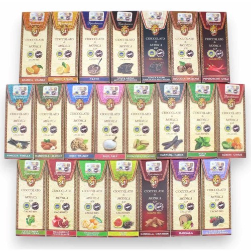 10 Tavolette assortite in vari gusti di Cioccolato di...