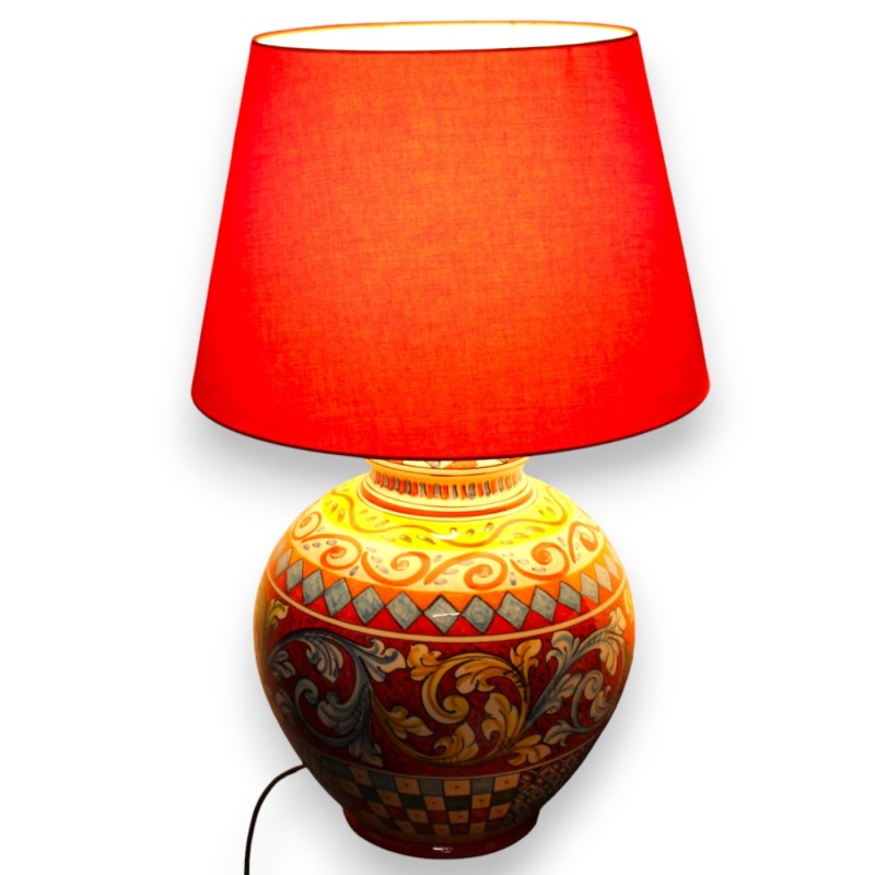Gebogen of bolvormige lamp, keramiek...