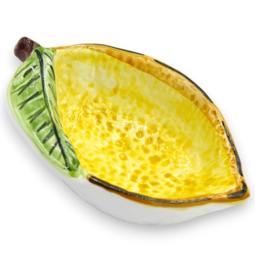 Zitronenförmige Schale aus Caltagirone-Keramik, L ca. 12... 2