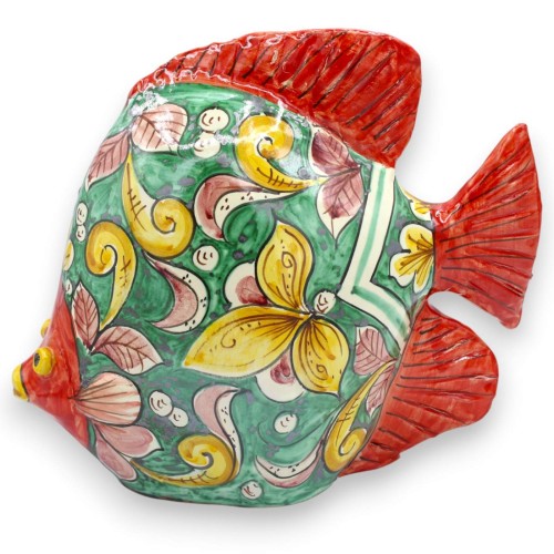 Tafelvis, keramiek Caltagirone, ca. 25 x 28 cm,... 2
