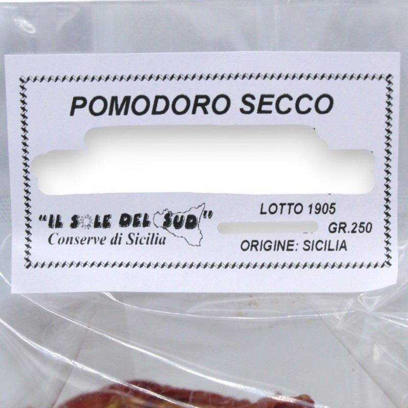 Torkade tomater, 100 % sicilianskt...