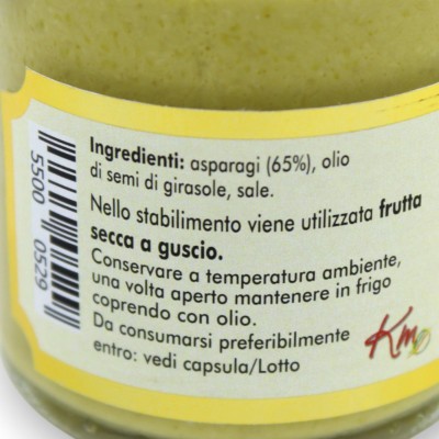 Crème d'asperges siciliennes, 100% artisanale, 90g - SANS GLUTEN -