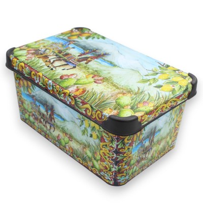 Scatola Regalo con Prodotti Tipici Siciliani - "Carretto Siciliano"