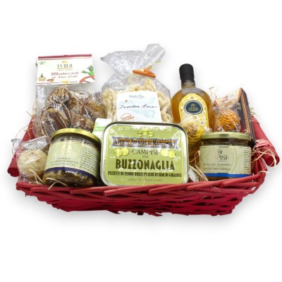 Gift Basket with Typical Sicilian Products, "Gente del Porto"