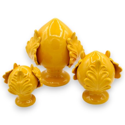 Cerámica fina Pumo - Ocre, con 4 opciones de tamaño (1 Unidad)