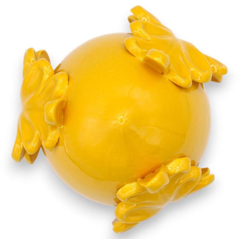 Fine ceramic Pumo - Ochre, with 4...