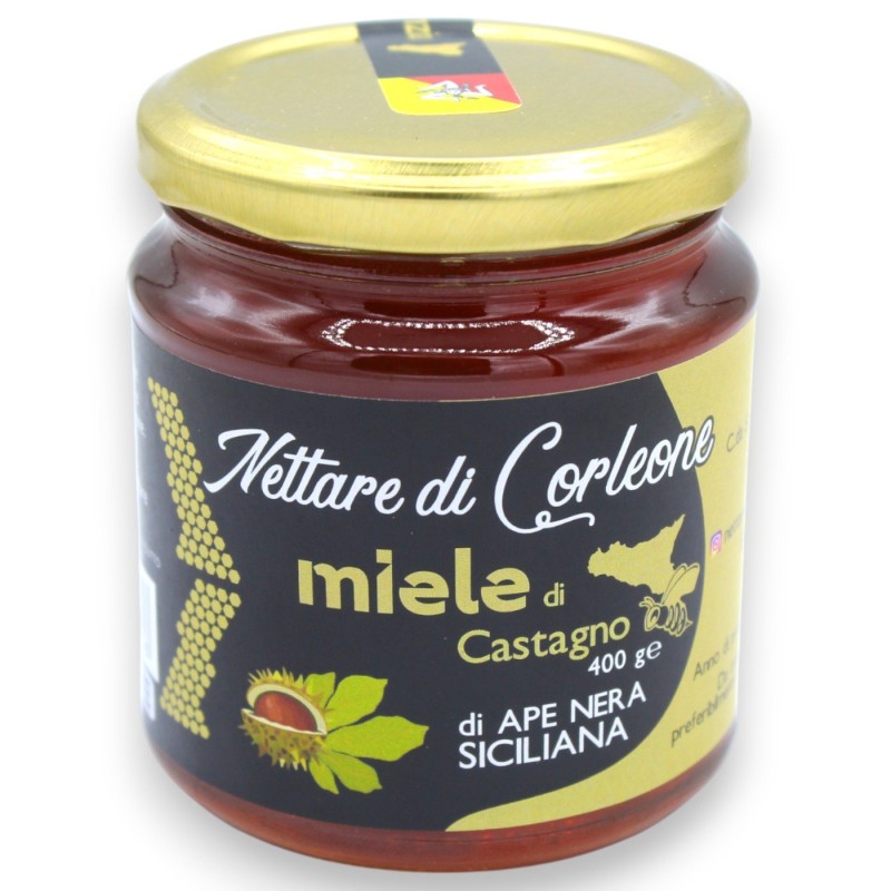 Miel de castaño de abeja negra...