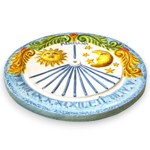 Caltagirone ceramic sundial, two size options (1pc)... 2