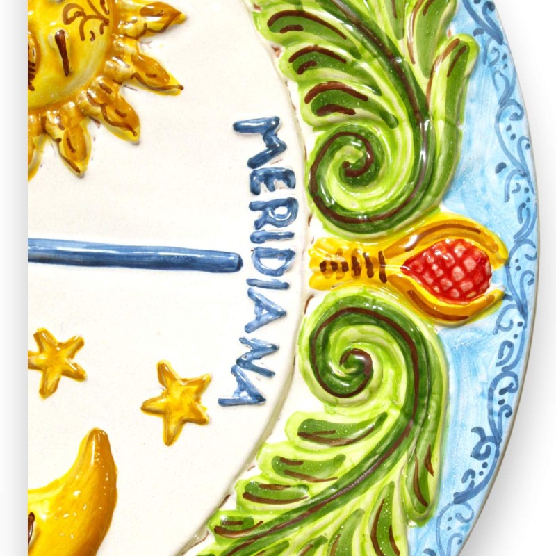 Caltagirone keramiskt solur, två...