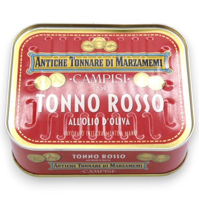 Rode tonijn in olijfolie, in een vintage blikje - 340 g