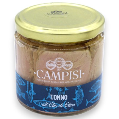 Tonijn in olijfolie, twee maatopties (1 stuk)