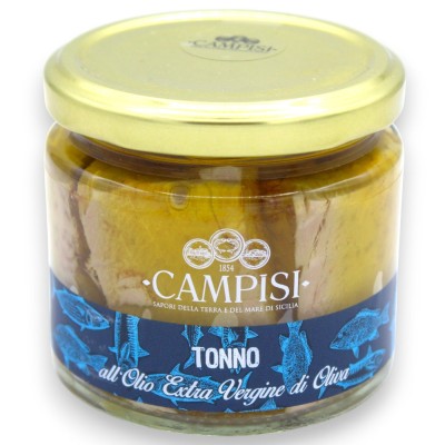 Thon sicilien à l'huile d'olive extra vierge - 190 g