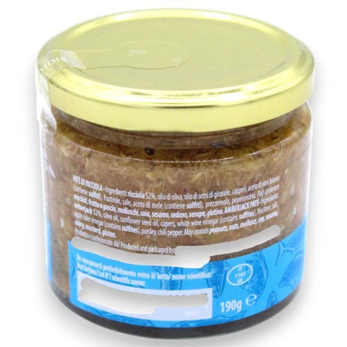 Paté artesanal de pez limón mediterráneo - 190 g 2