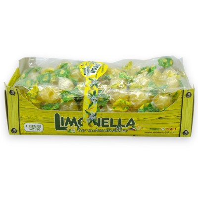 Caramelos duros, gaseosos y con sabor a limón en tarrina - 500g