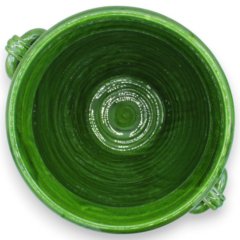 Übertopf mit Ringen, aus feiner...