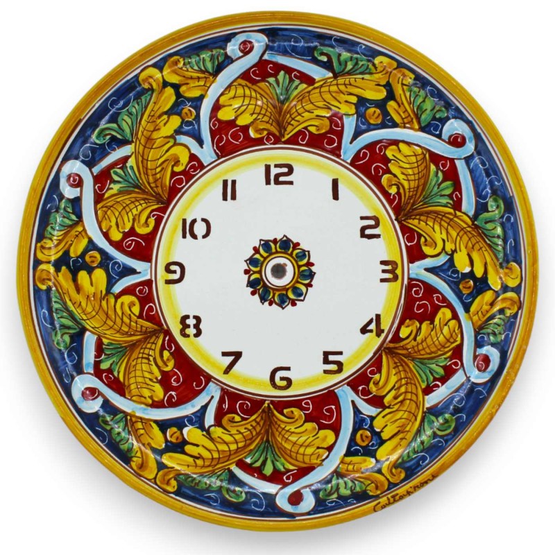 Reloj de cerámica Caltagirone, dos...