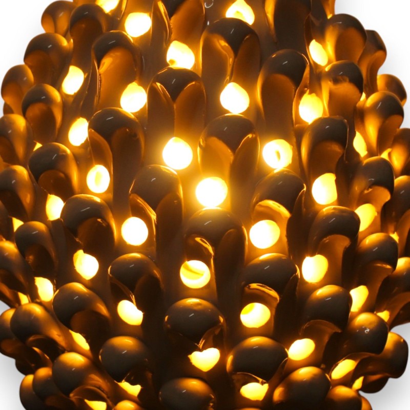 Luminária de pinha em cerâmica...