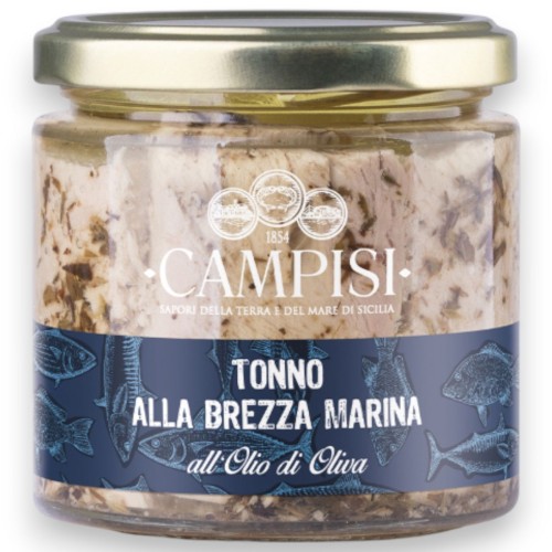 Atún siciliano con brisa marina en aceite de oliva, 220 g...