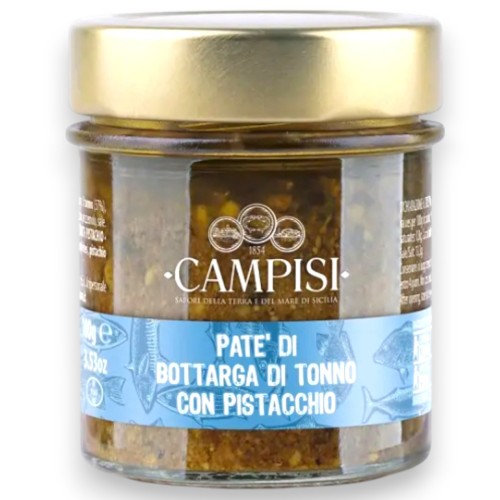 Paté de bottarga siciliana con pistacho, 100 g