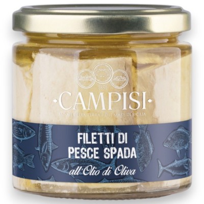 Filets d'espadon sicilien à l'huile d'olive, 220 g
