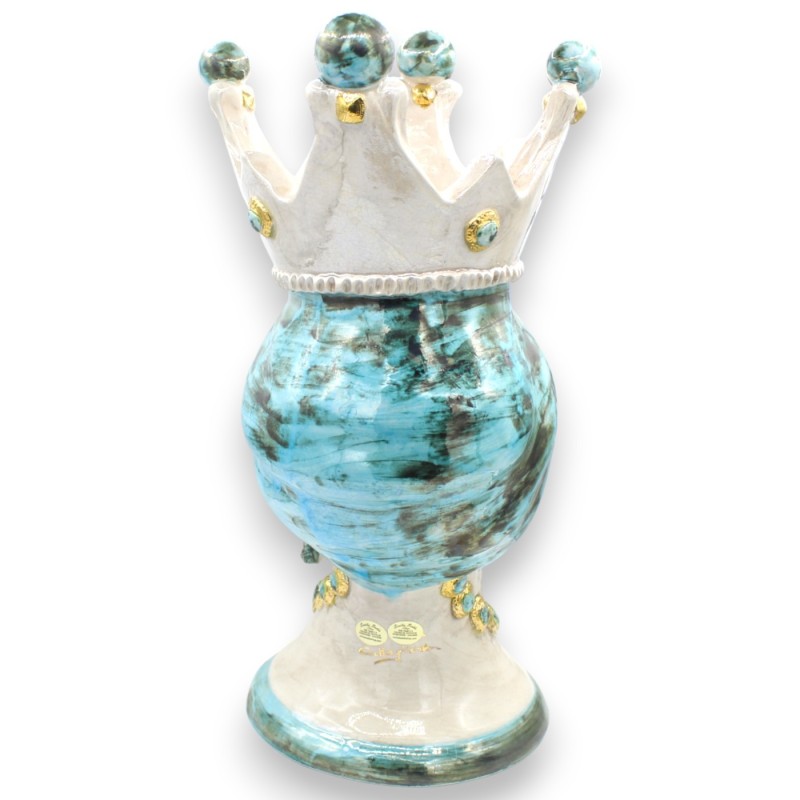 Caltagirone Moor's Head with Crown, h...