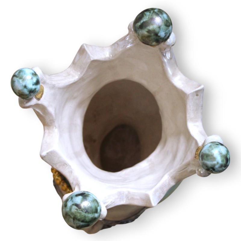 Kopf des Caltagirone-Mohren mit...