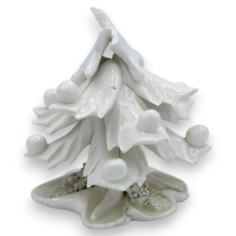 Sapin de Noël blanc, double étoile...