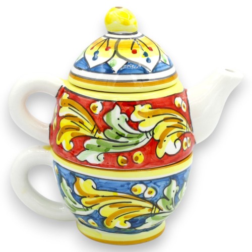 Théière trois pièces, transformable en tasse et pot à...
