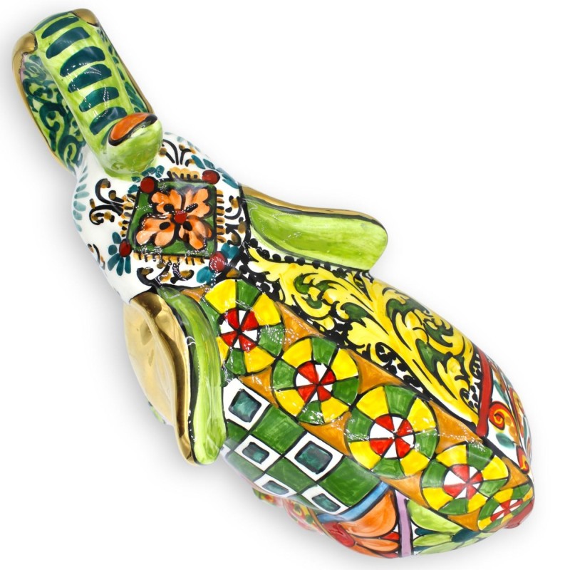 Reuzengeluksolifant, Caltagirone...