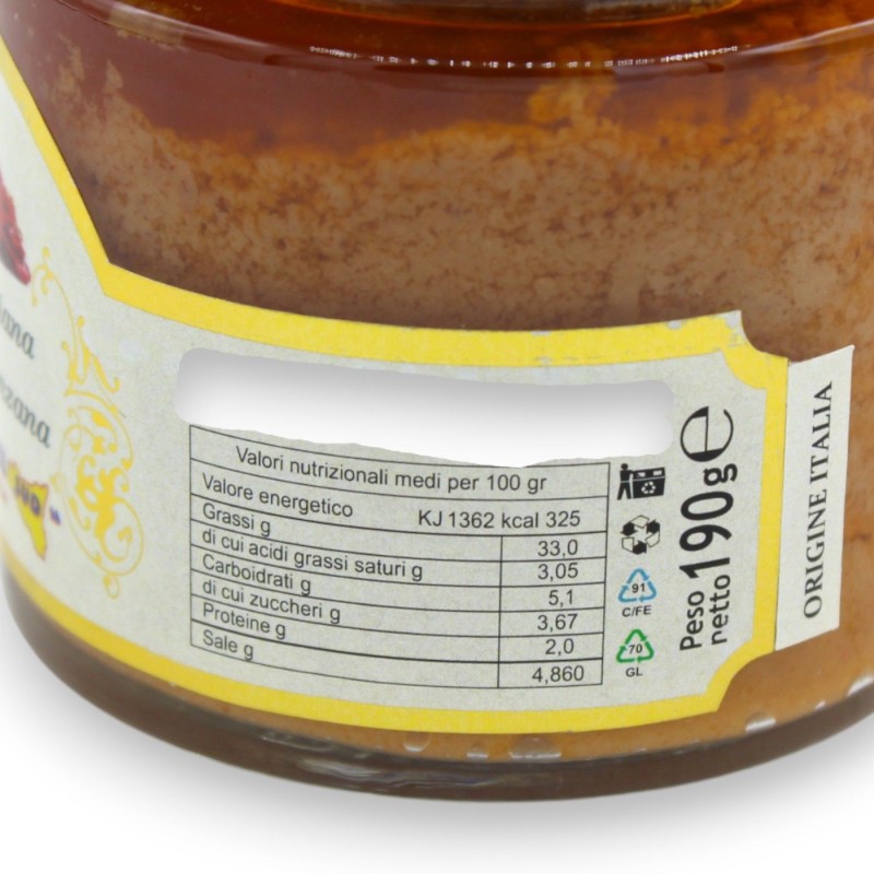 Handwerklich hergestellte sizilianische Auberginen-Parmigiana, gemischt – 190 g, glutenfrei - 