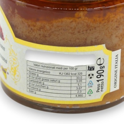 Berenjenas a la parmesana siciliana artesanales, mezcladas - 190 g SIN GLUTEN - 