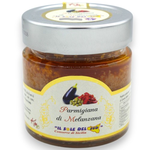 Berinjela Siciliana Artesanal à Parmegiana, Liquidificada - 190g SEM GLÚTEN - 