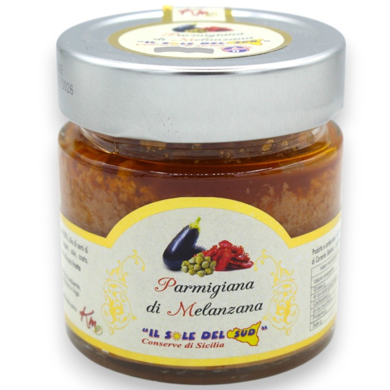 Rzemieślniczy sycylijski bakłażan Parmigiana, mieszany - 190 g BEZ GLUTENU - 