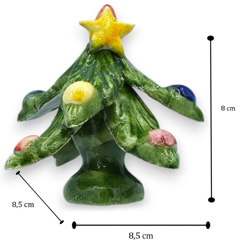 Weihnachtsbaum mit Stern und Spitze,...