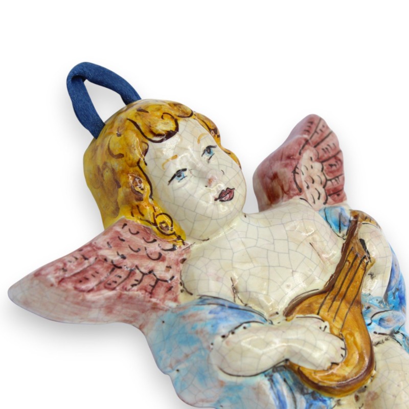 Hanging Putto Angel, fine Sicilian...