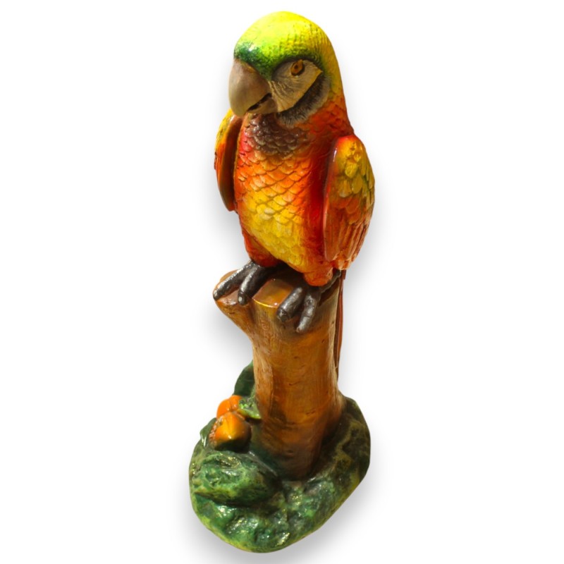 Parrot on a Trunk, 100% Handcrafted,...