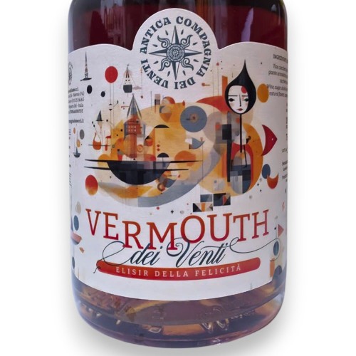 Vermouth - Gearomatiseerde wijn, 100% Siciliaans, 18%... 2