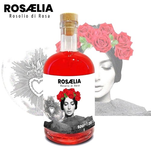ROSAELIA – ROSE ROSOLIO, Ambachtelijke rozenlikeur, 28%...