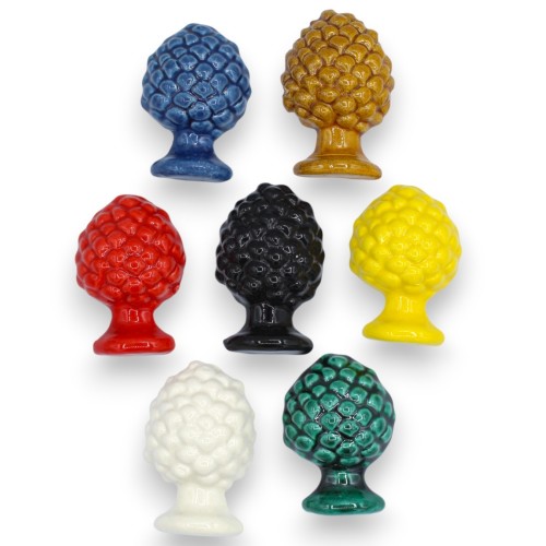 Kottemagnet - Magnet, i fin siciliansk keramik, h 7 x 5...